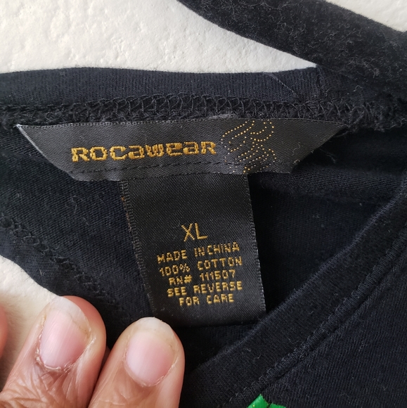 Open Back Y2K Reggae Rocawear Shirt - Picture 6 of 6